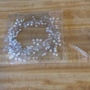 Wedding Hair Vine Accessory 19.7” Long